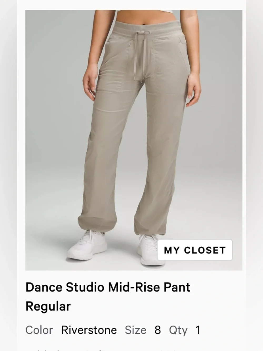 Lululemon dance studio mid-rise pant